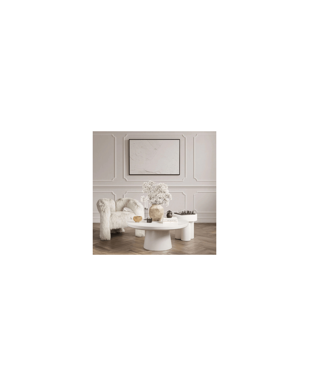 Nova White Coffee Table - Skandi London