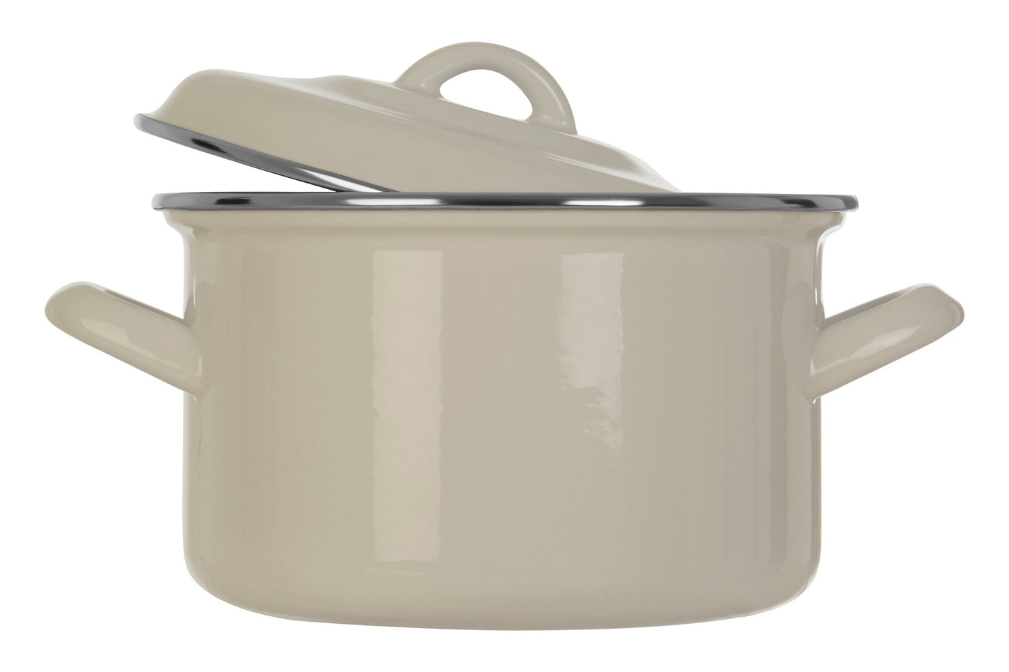 Maj Medium White Casserole Dish - Skandi London