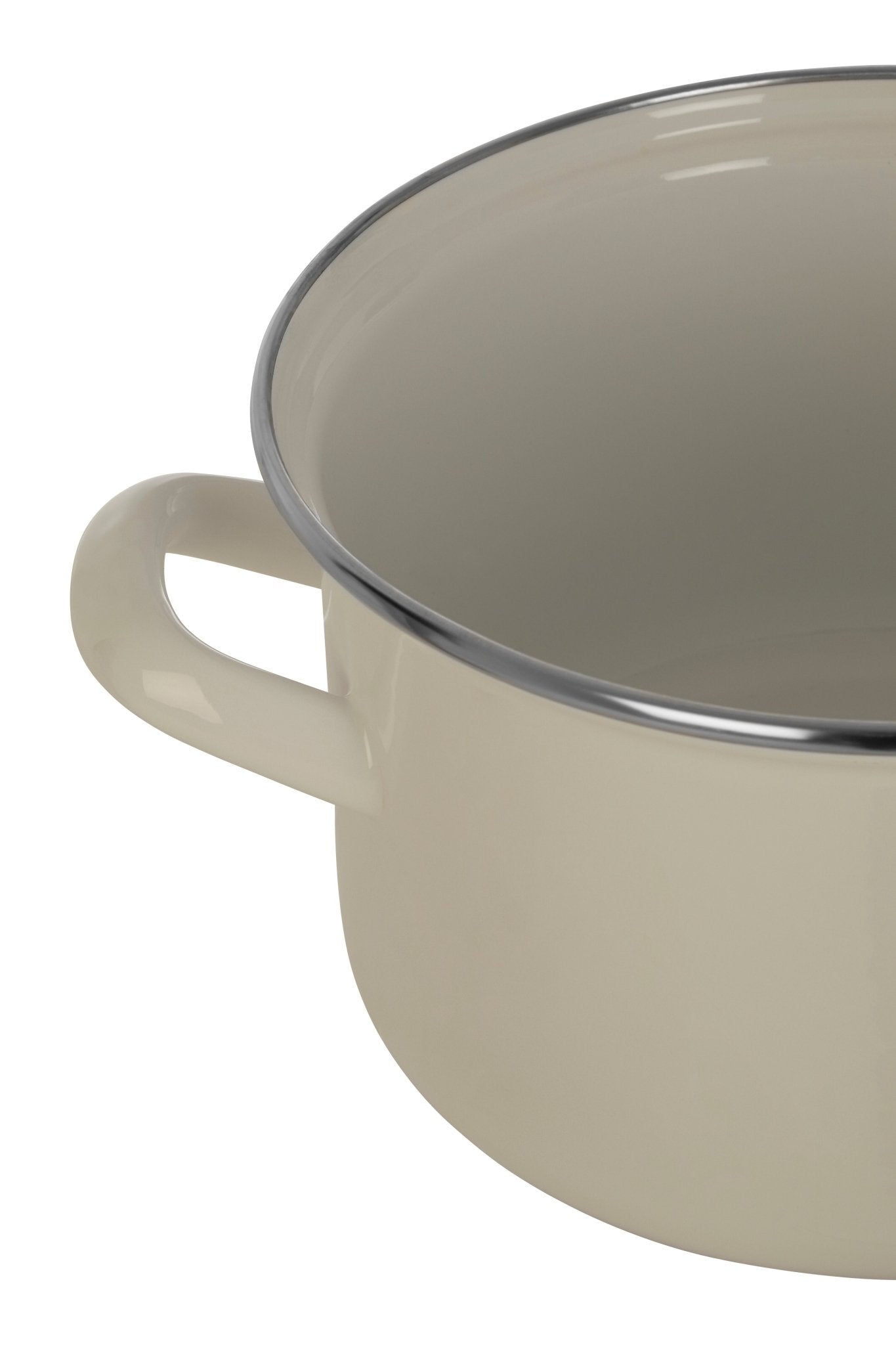 Maj Medium White Casserole Dish - Skandi London