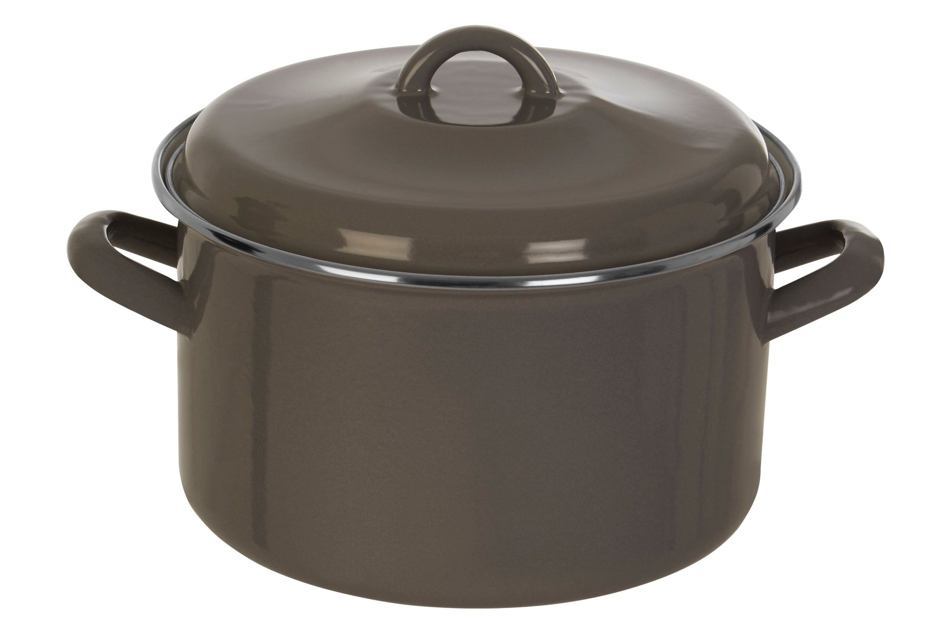 Maj Large Grey Casserole Dish With Lid - Skandi London