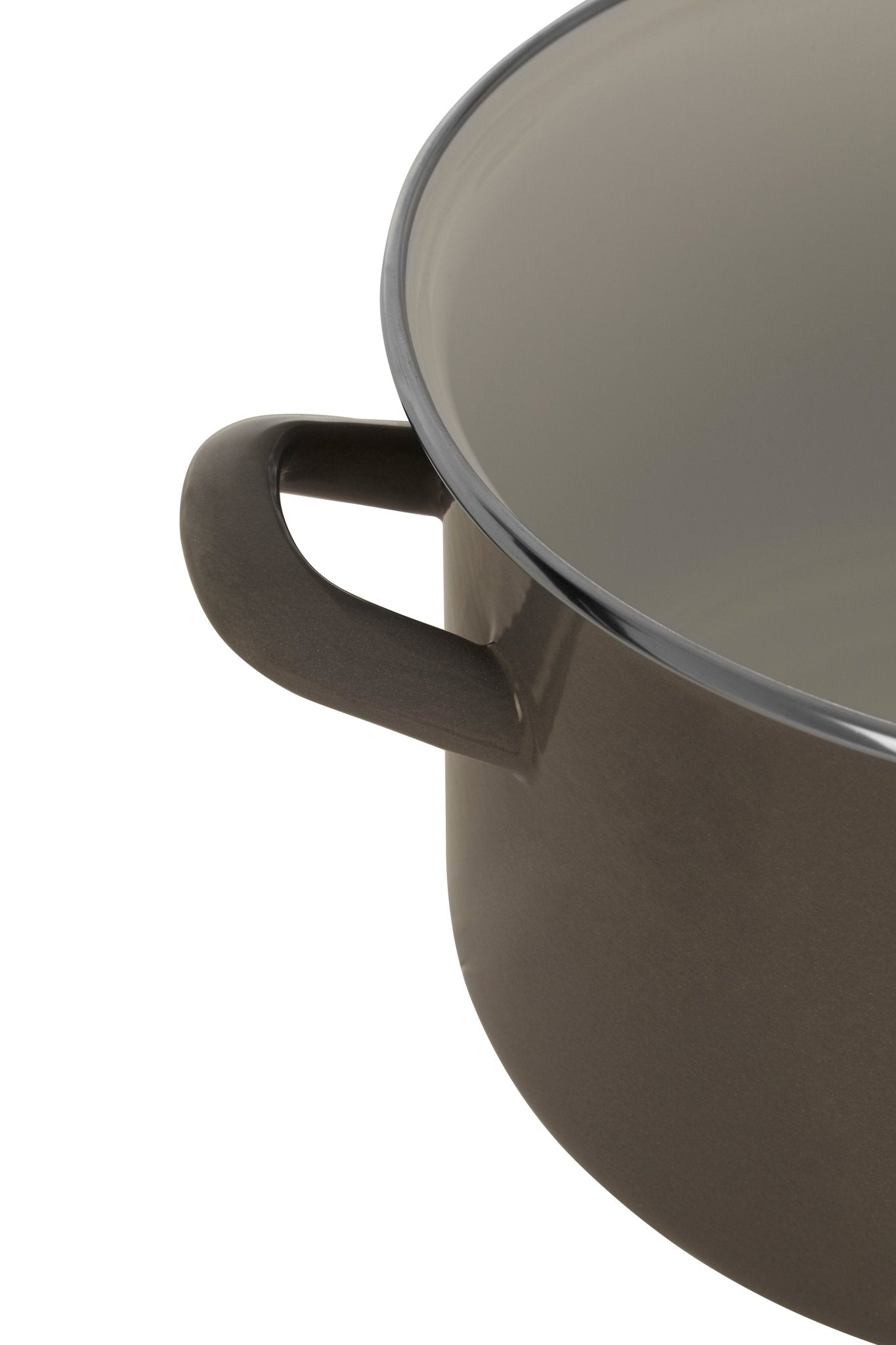 Maj Large Grey Casserole Dish With Lid - Skandi London