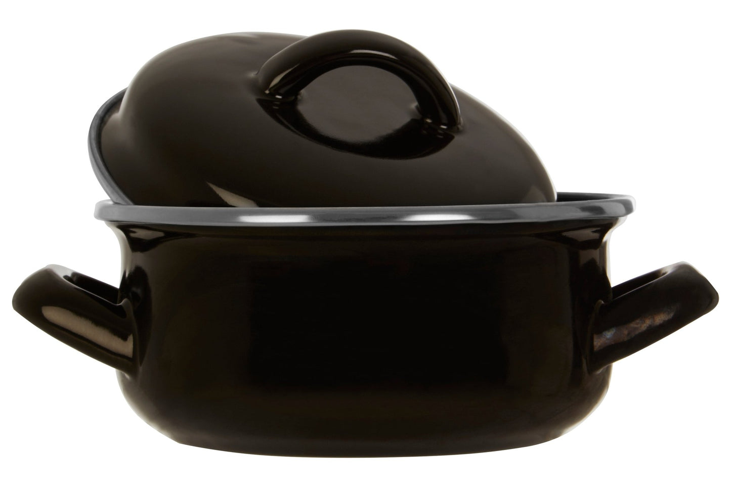 Maj 12cm Dia Black Mini Casserole Dish - Skandi London