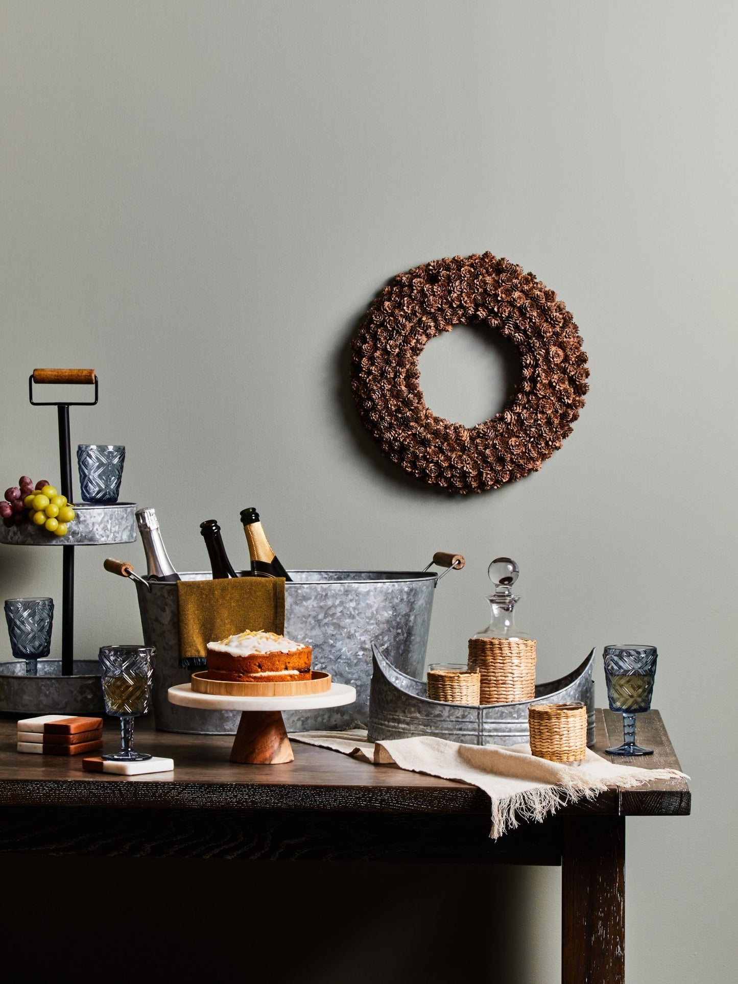 Dair Galvanised Steel Party Tub - Skandi London