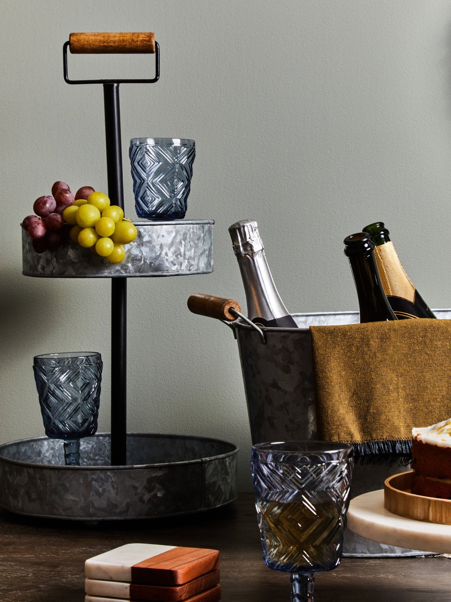 Dair Galvanised Steel Party Tub - Skandi London