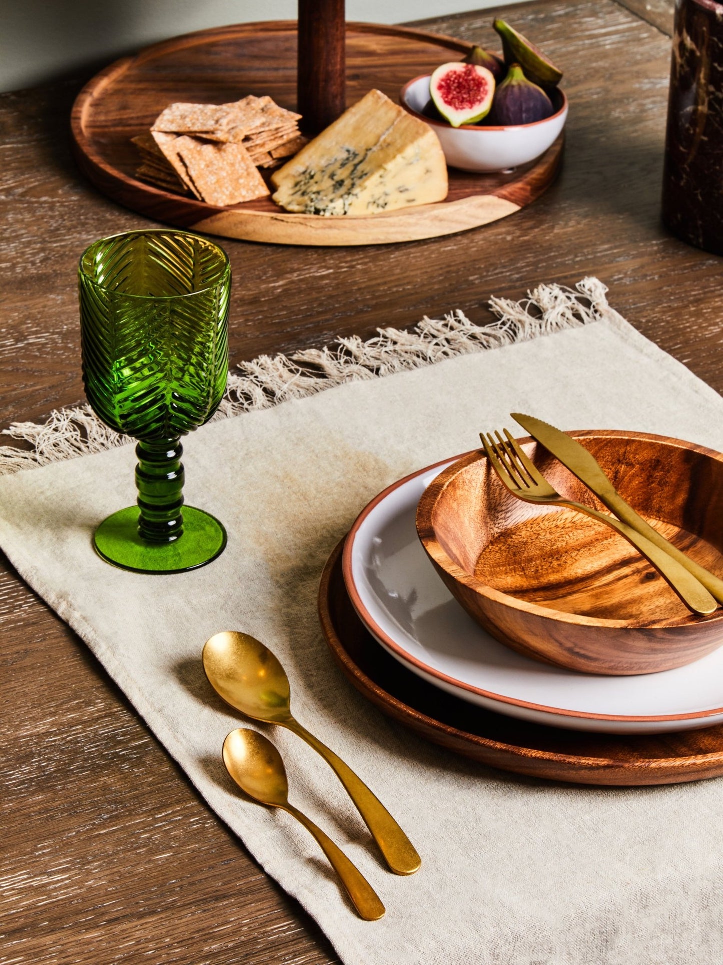 Britta White Glazed Terracotta Dinner Plate - Skandi London