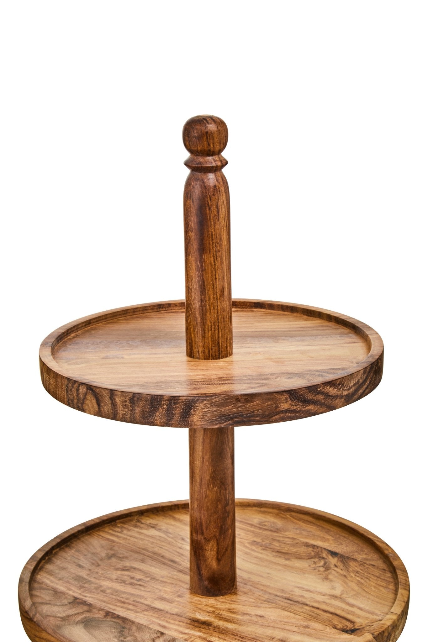 Heidrun Sheesham Wood Three Tier Cake Stand - Skandi London