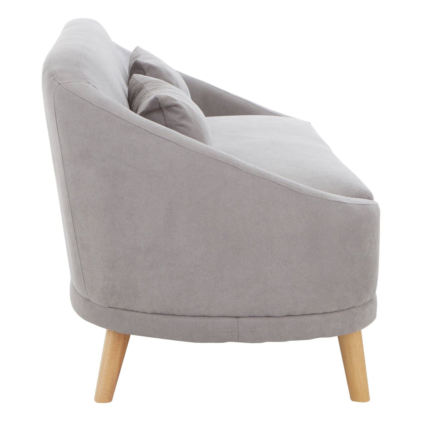 Fritha Grey Linen Sofa - Skandi London