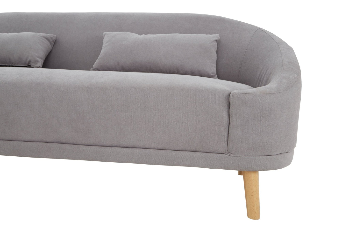 Fritha Grey Linen Sofa - Skandi London