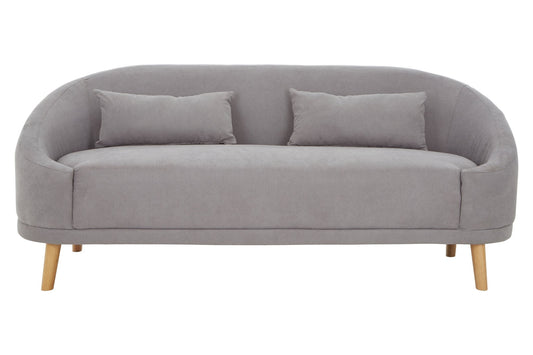 Fritha Grey Linen Sofa - Skandi London