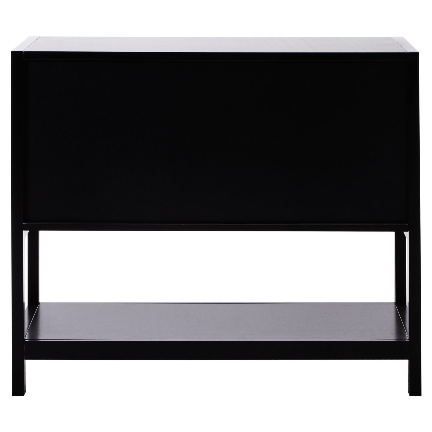 Olaf Black Wood Side Cabinet - Skandi London