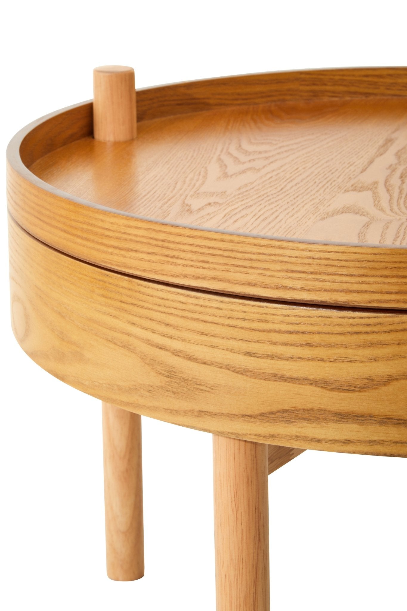 Roscoe Revolving Top Side Table - Skandi London
