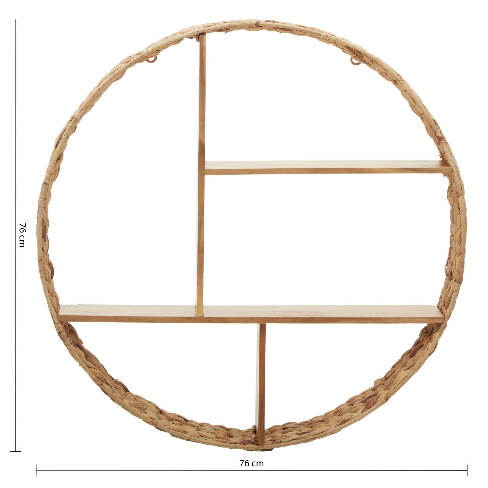 Anneli Water Hyacinth Wall Shelf - Skandi London