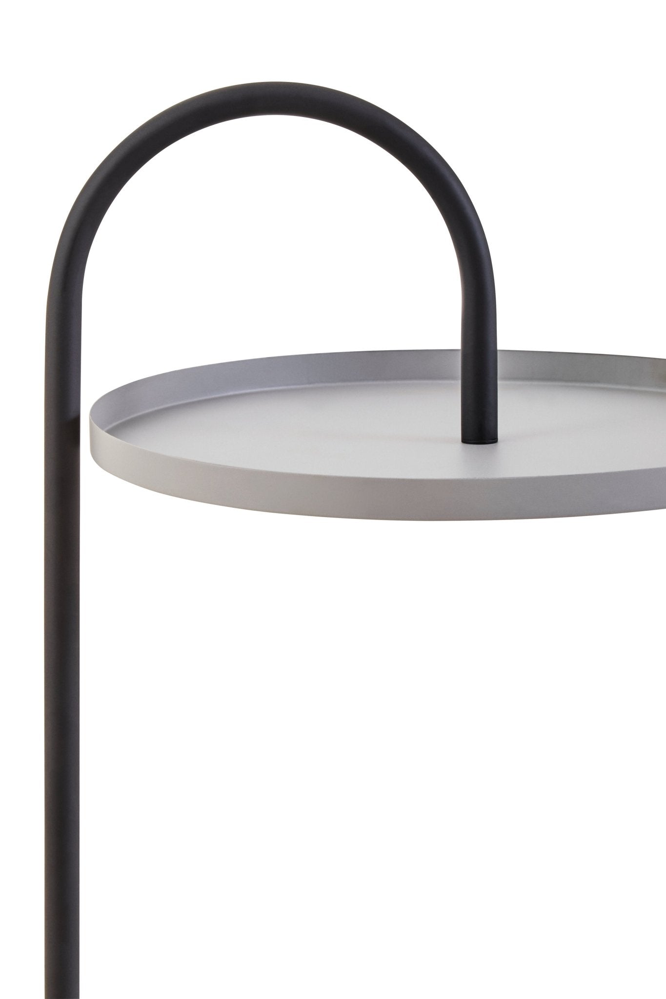 Rica Grey And Black Hanging Top Side Table - Skandi London