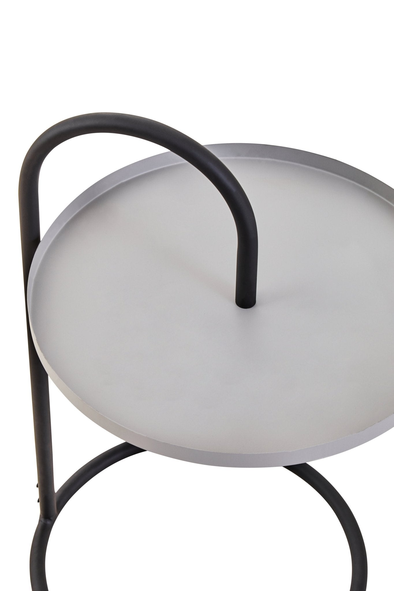 Rica Grey And Black Hanging Top Side Table - Skandi London