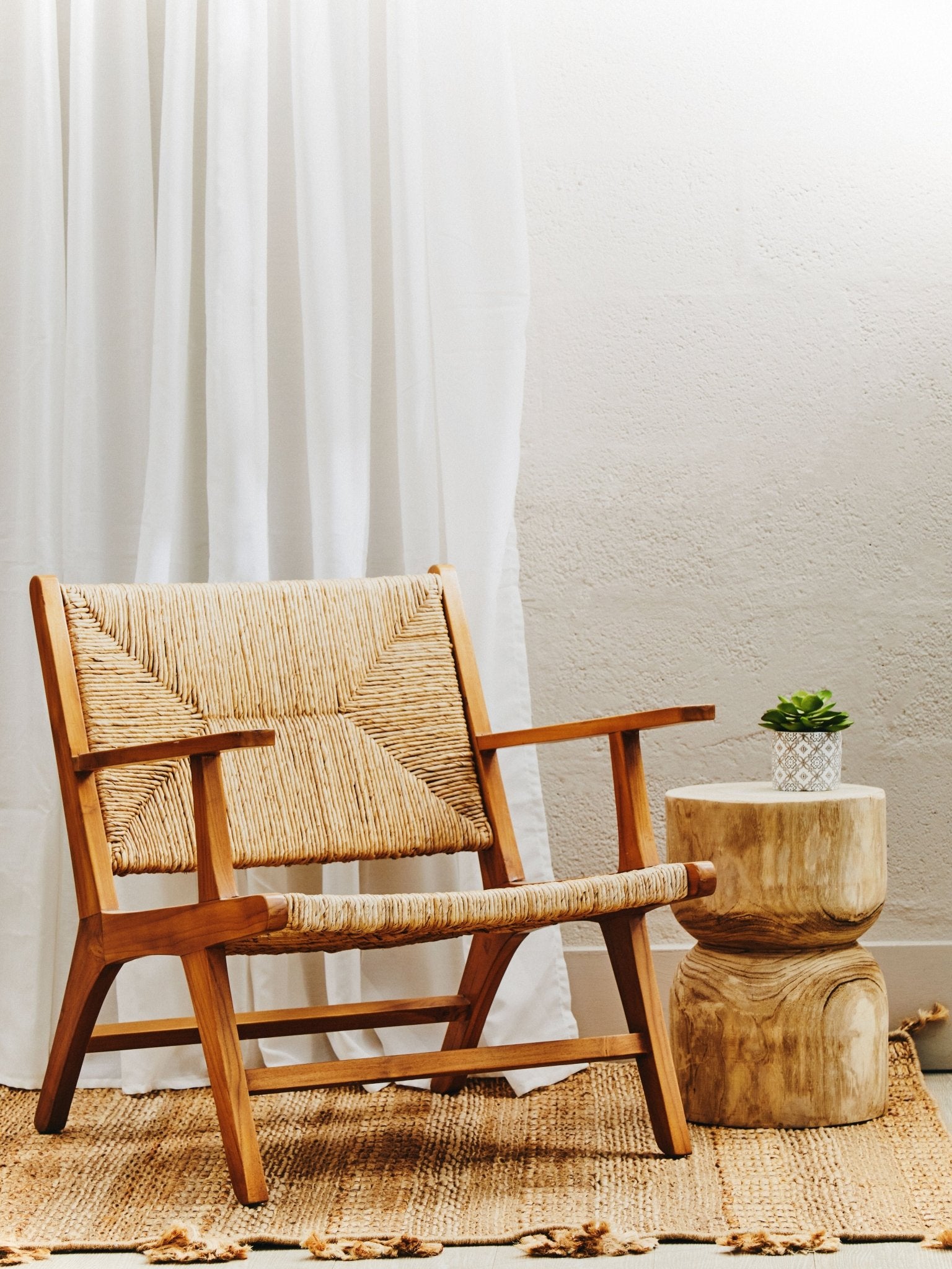 Ivar Natural Rattan Armchair - Skandi London
