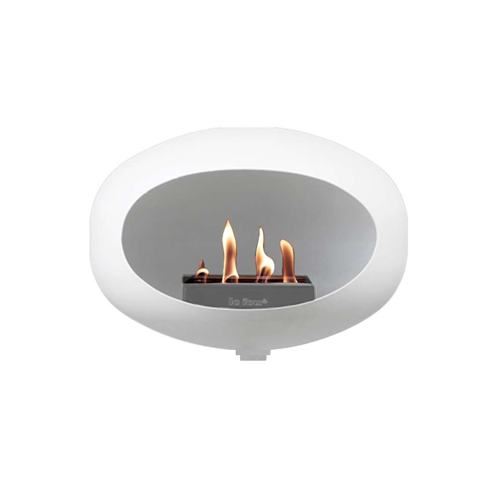 Le Feu - Dome Ground High - White + White + Soaptreated Oak + Steel - Skandi London