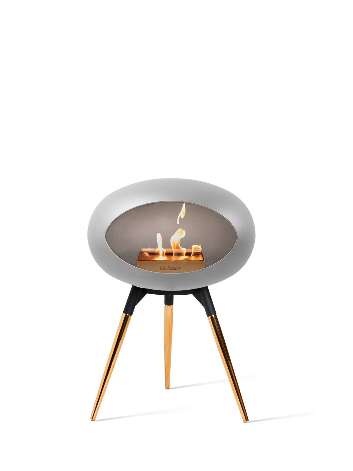 Le Feu - Dome Ground Low - Nickel + Black + Rosegold + Rosegold - Skandi London