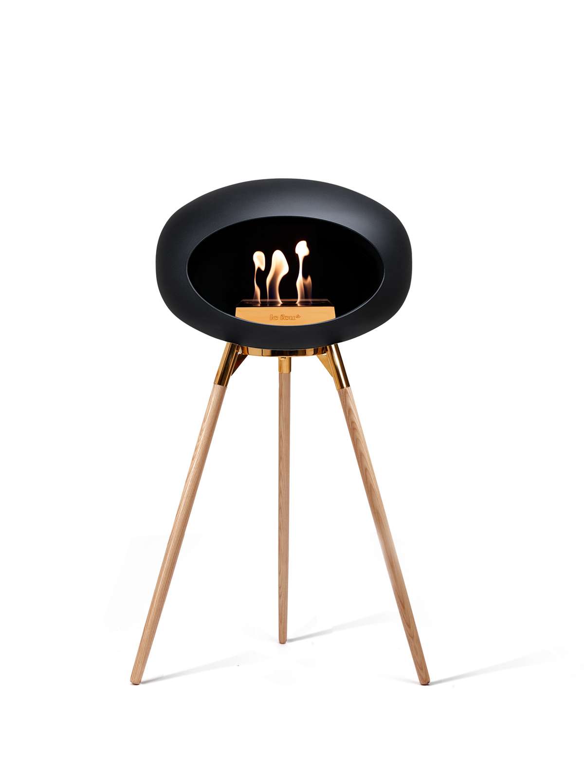 Le Feu - Dome Ground High - Black + Rosegold + Soapwashed Oak + Rosegold - Skandi London