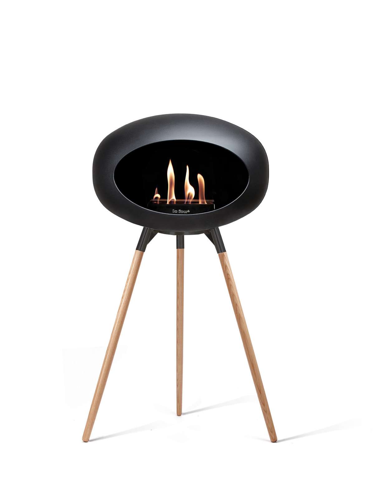 Le Feu - Dome Ground High - Black + Black + Soaptreated Oak + Steel - Skandi London