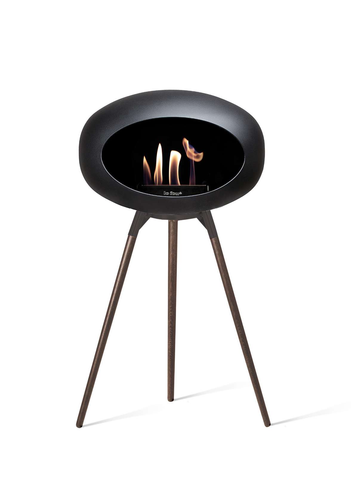 Le Feu - Dome Ground High - Black + Black + Smoked Oak + Steel - Skandi London