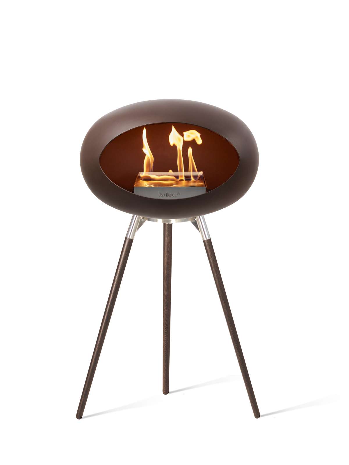 Le Feu - Dome Ground High - Mocca + Steel + Smoked Oak + Steel - Skandi London