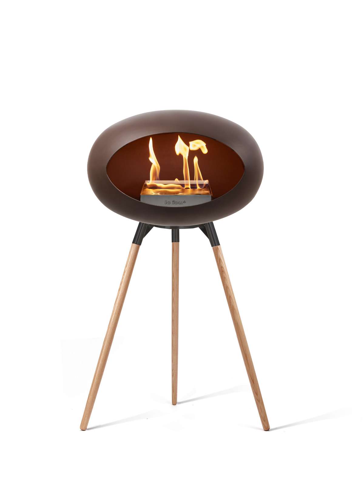 Le Feu - Dome Ground High - Mocca + Black + Soaptreated Oak + Steel - Skandi London