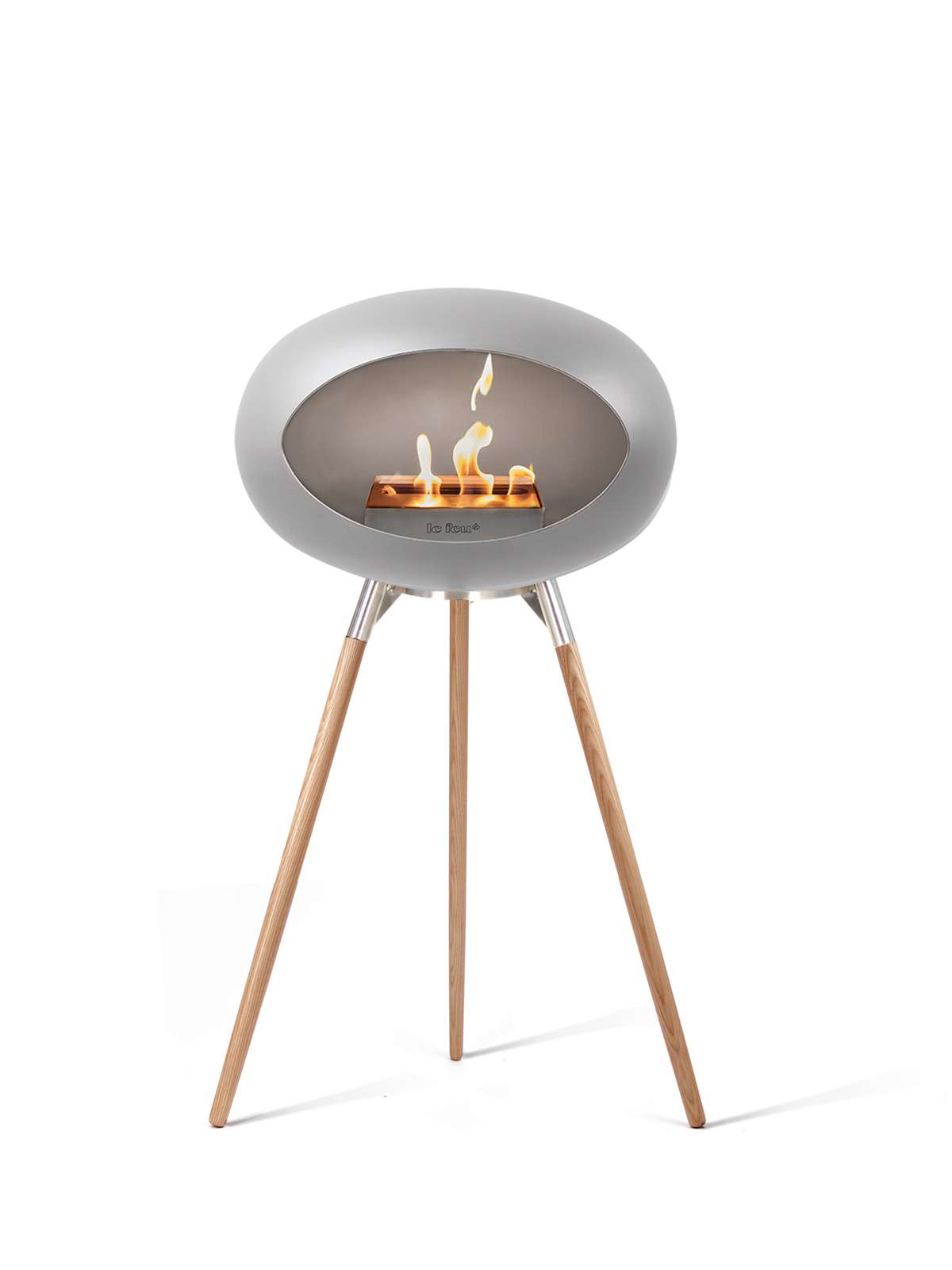 Le Feu - Dome Ground High - Nickel + Steel + Soaptreated Oak + Steel - Skandi London