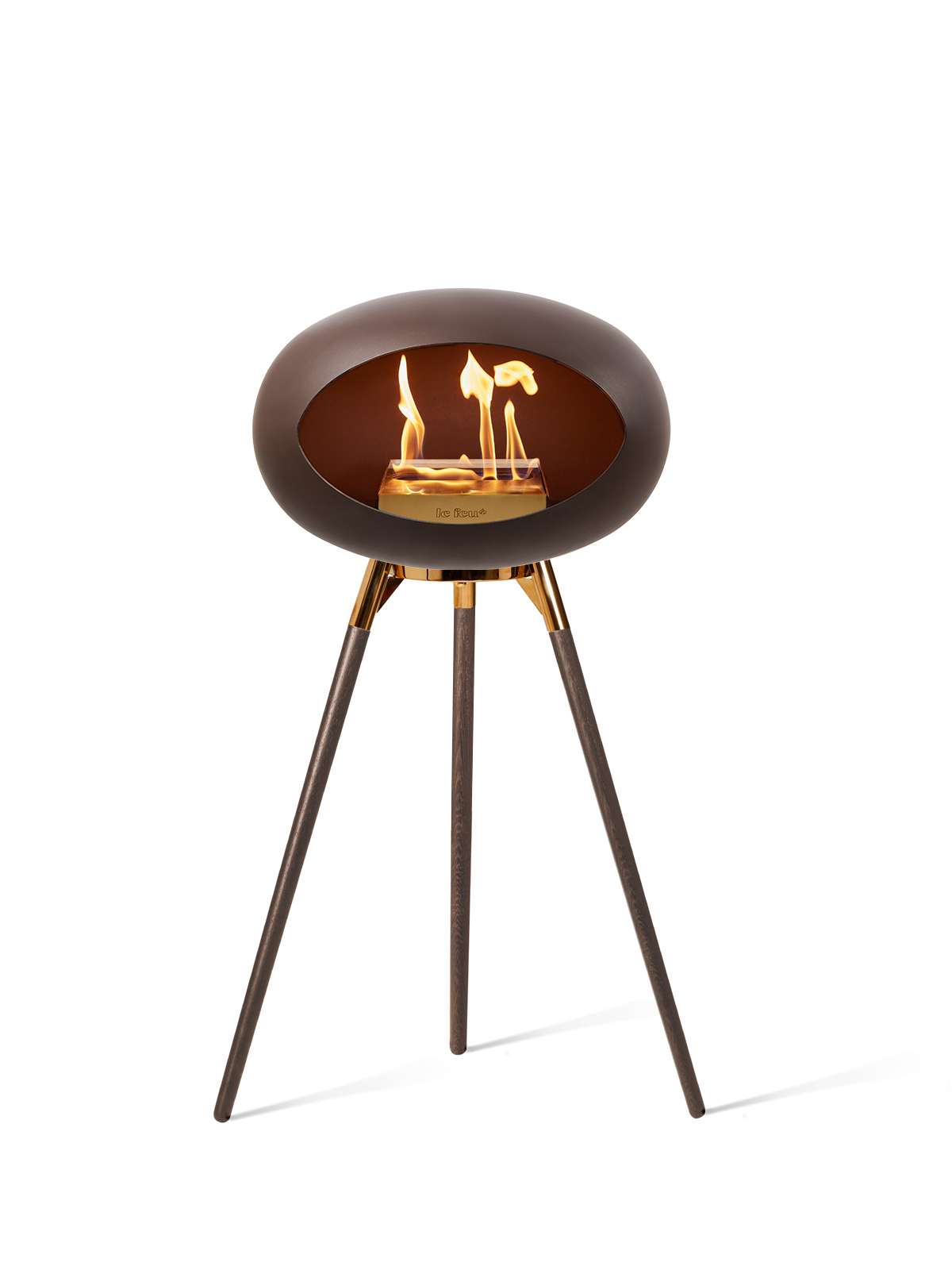 Le Feu - Dome Ground High - Mocca + Rosegold + Smoked Oak + Rosegold - Skandi London
