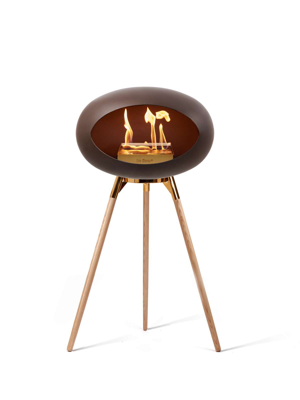Le Feu - Dome Ground High - Mocca + Rosegold + Soaptreated Oak + Rosegold - Skandi London