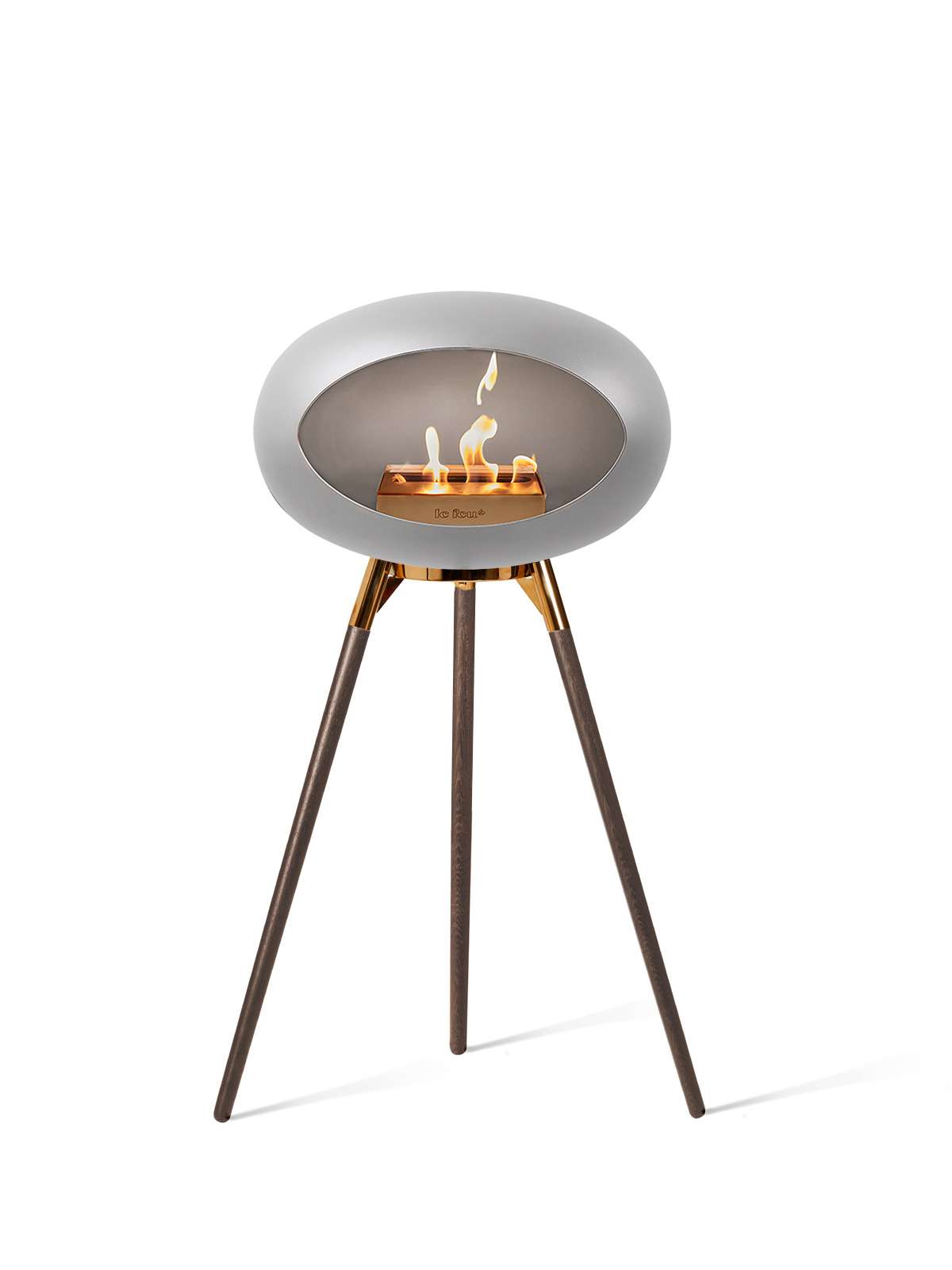 Le Feu - Dome Ground High - Nickel + Rosegold + Smoked Oak + Rosegold - Skandi London