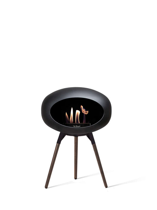 Le Feu - Dome Ground Low - Black + Black + Smoked Oak + Steel - Skandi London