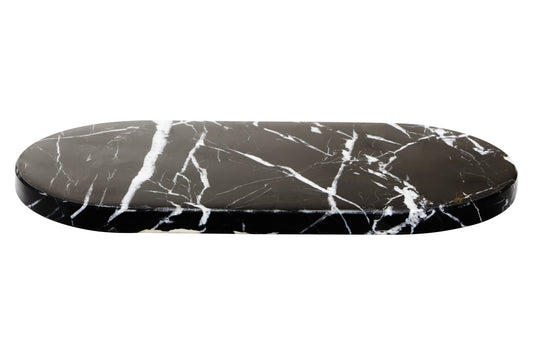 Vida Oval Black Marble Serving Board - Skandi London
