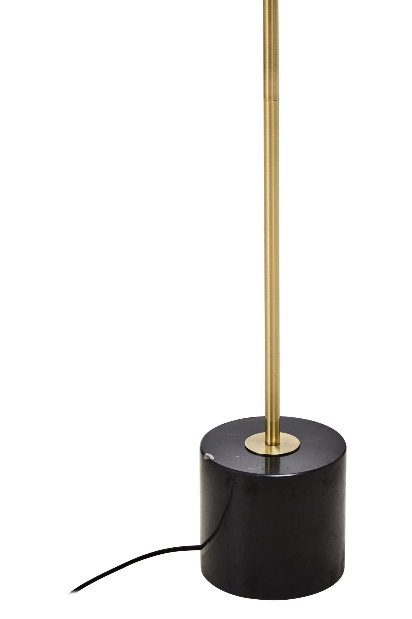 Kieron Brushed Brass Metal Floor Lamp - Skandi London