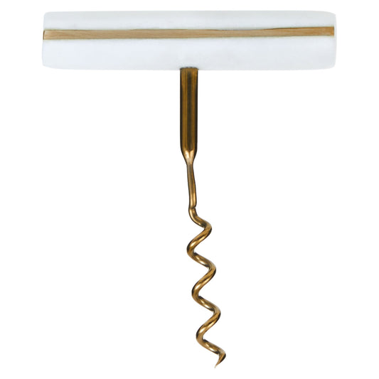 Kristy White Marble Corkscrew - Skandi London