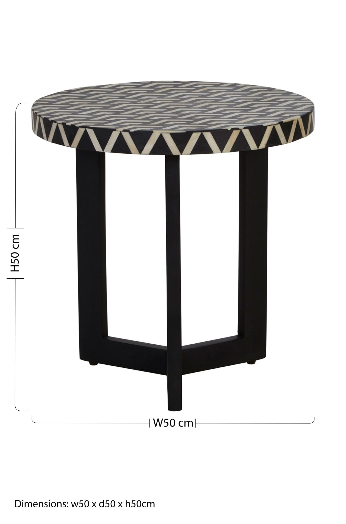 Bernt Three Legged Side Table - Skandi London