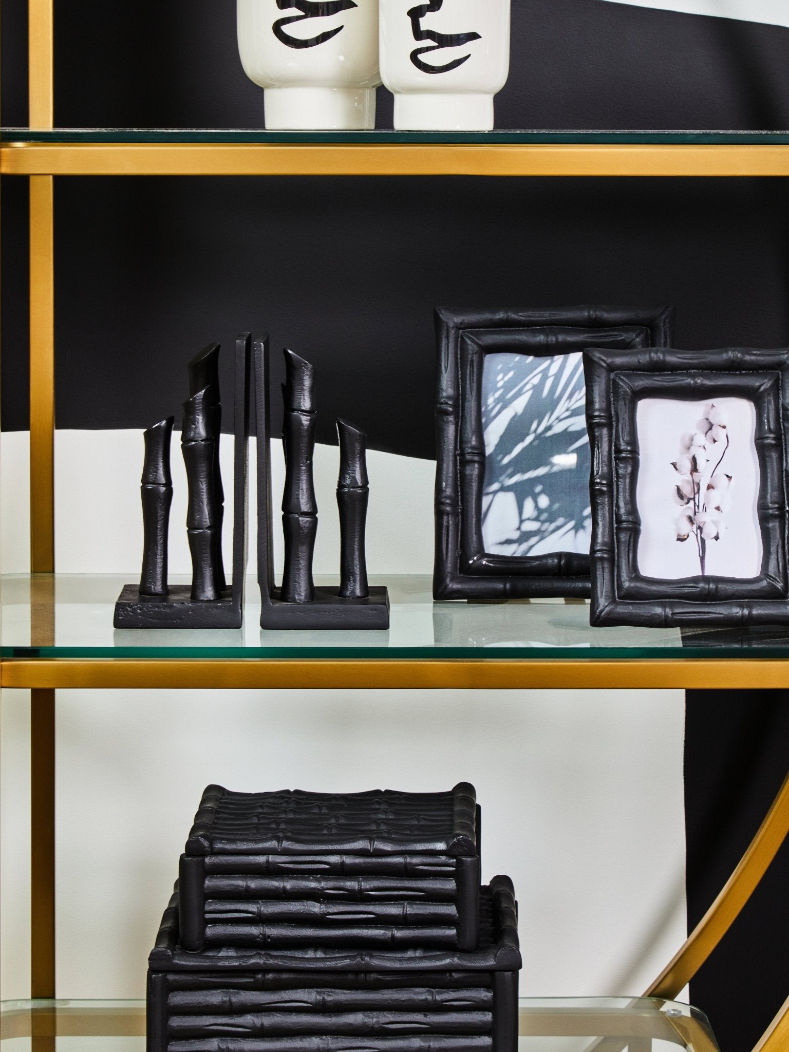 Sander Right Half Moon Shelf Unit - Skandi London