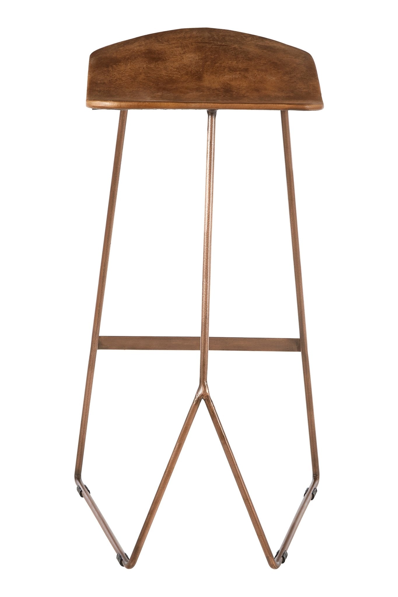 Kirby Leather Bar Stool - Skandi London