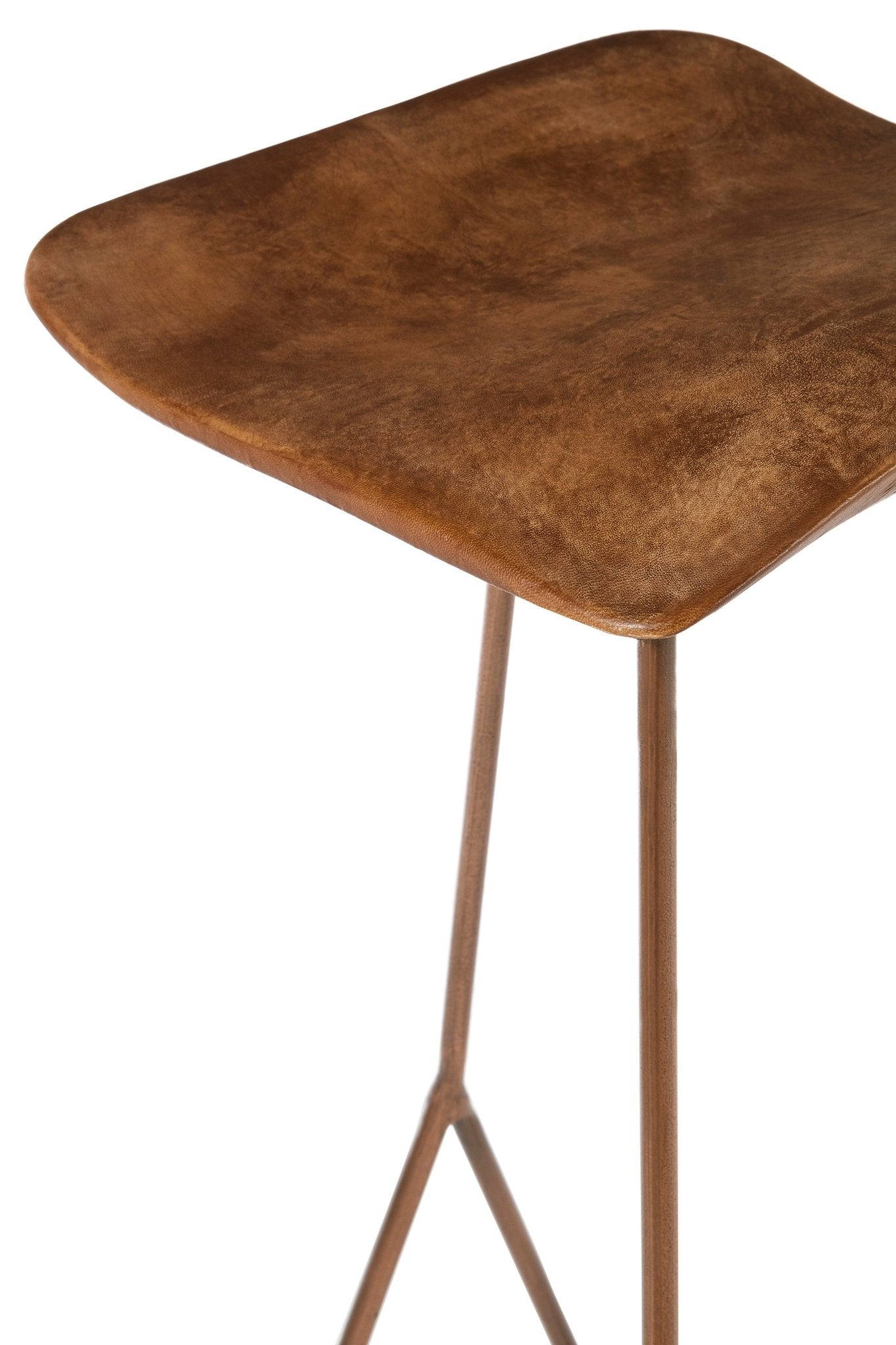 Kirby Leather Bar Stool - Skandi London