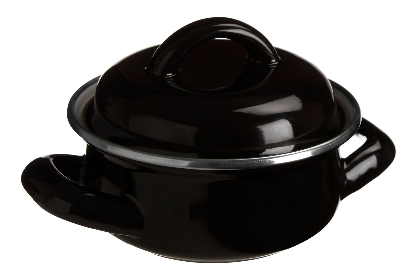 Maj Black Enamel Mini Casserole Dish - Skandi London