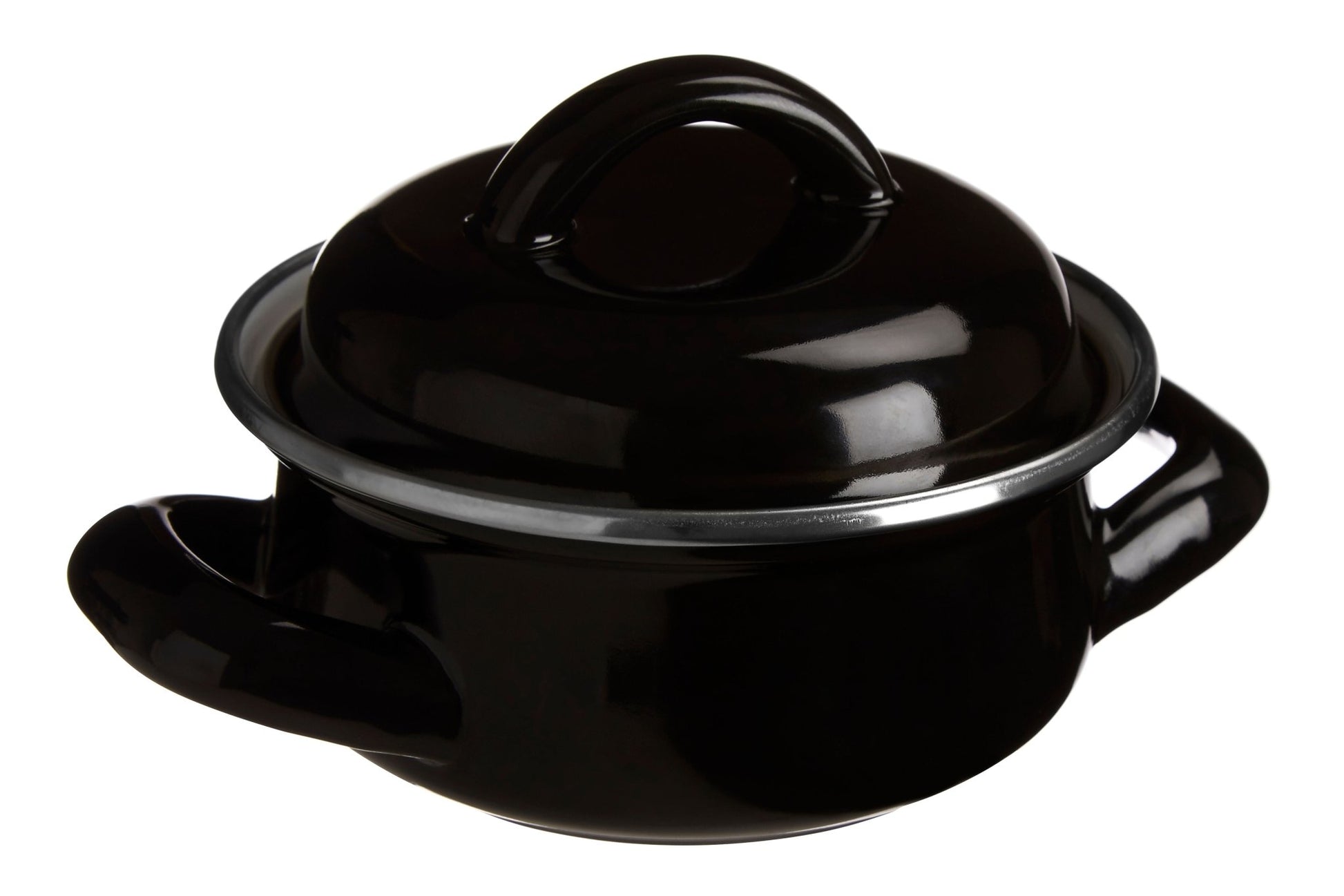 Maj Black Enamel Mini Casserole Dish - Skandi London