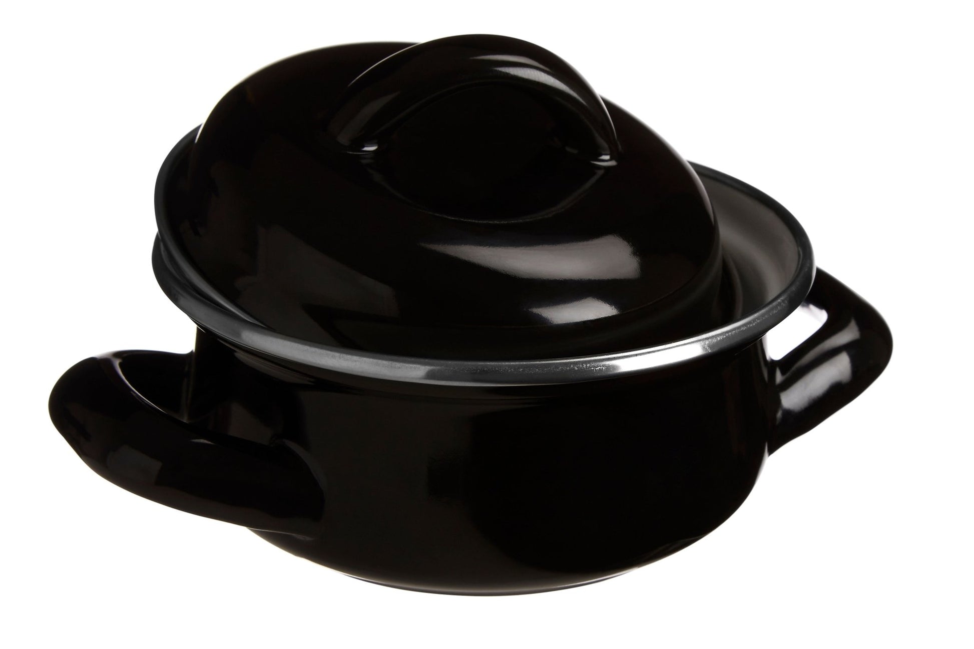 Maj Black Enamel Mini Casserole Dish - Skandi London