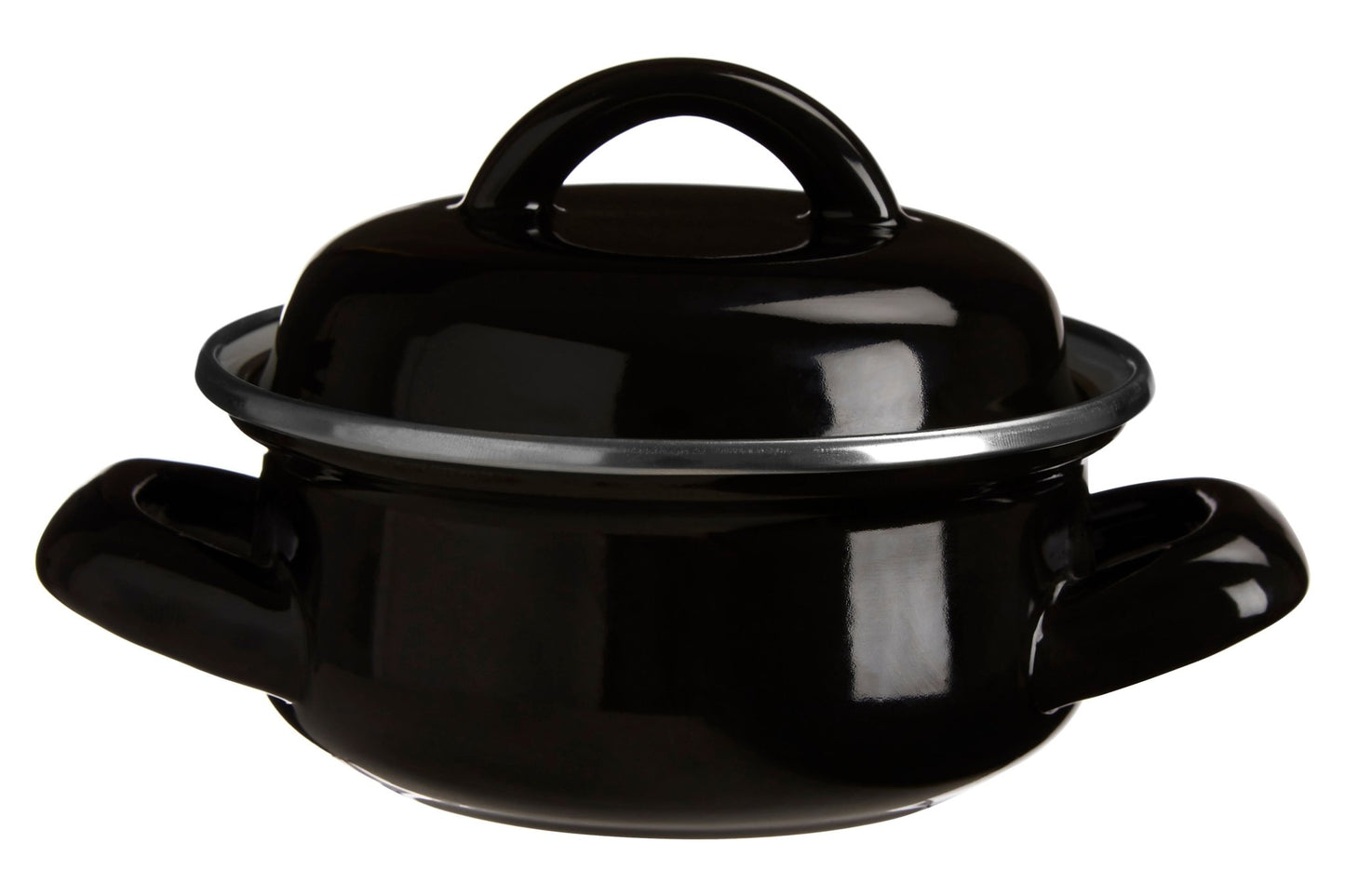 Maj Black Enamel Mini Casserole Dish - Skandi London