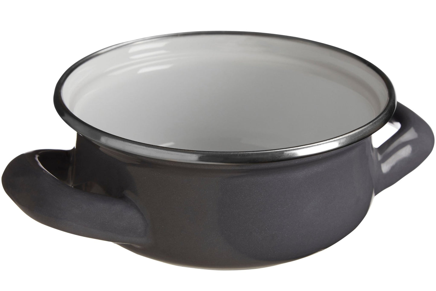 Maj Grey Enamel Mini Casserole Dish - Skandi London