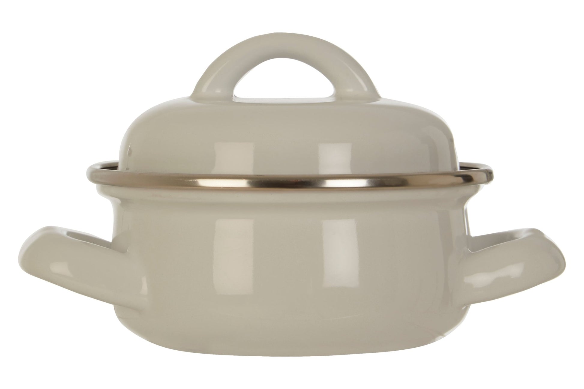 Maj 10cm Dia White Mini Casserole Dish - Skandi London