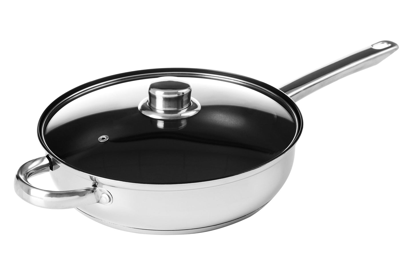 Kristian Stick Frypan With Glass Lid - Skandi London