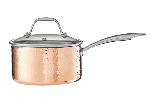 Karin Medium Hammered Saucepan - Skandi London