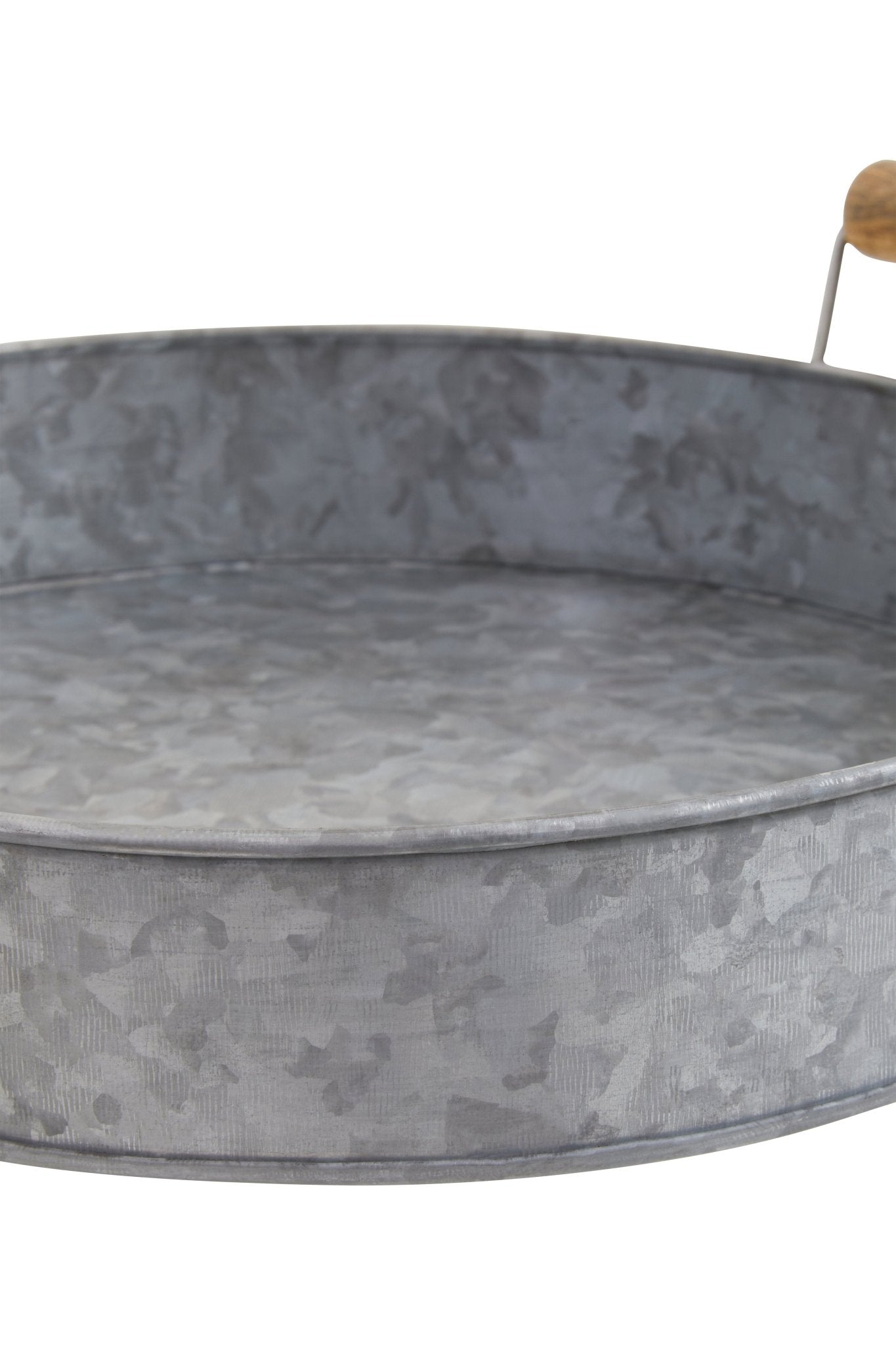 Dair Round Tray With Wood Handle - Skandi London