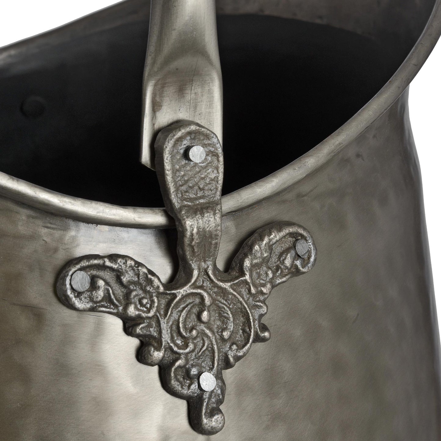 Skandi London Antique Pewter Coal Bucket - Skandi London