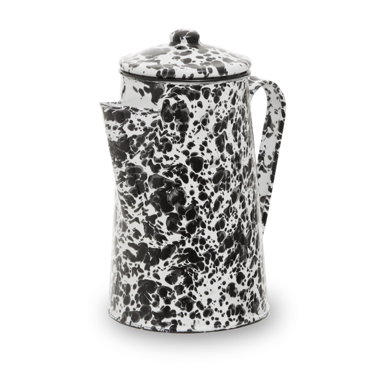 Goran Black And White Patterned Coffee Pot - Skandi London