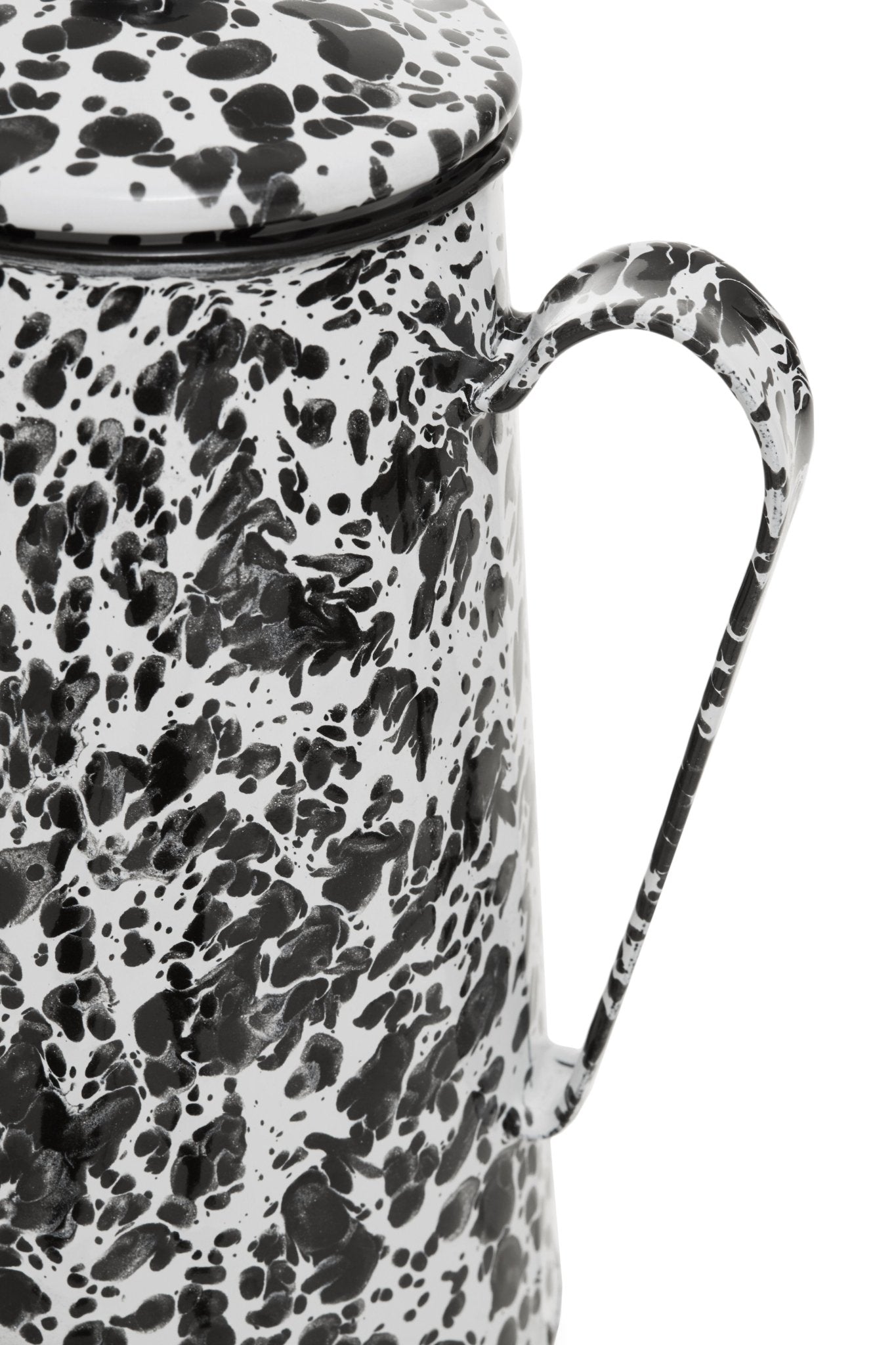 Goran Black And White Patterned Coffee Pot - Skandi London